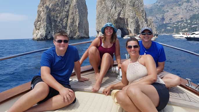capri private boat tour from sorrento