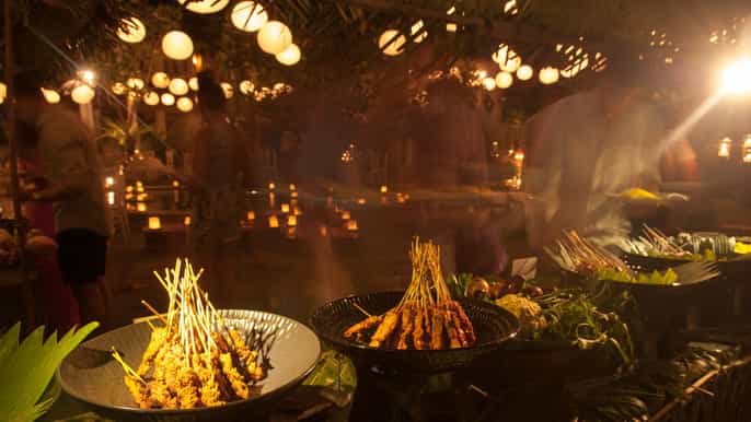 denpasar night street food walking tour