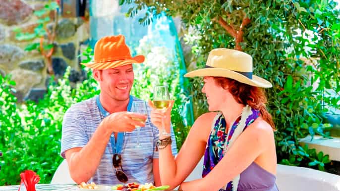 santorini halfday wine adventure tour