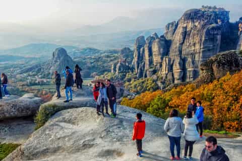 Ab Athen: Tagesausflug nach Metéora mit dem Zug