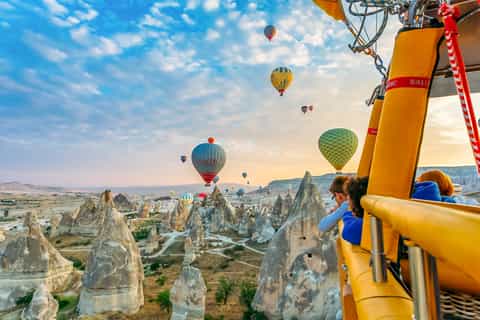 Hot Air Balloon Flight Over the Fairy Chimneys in Cappadocia