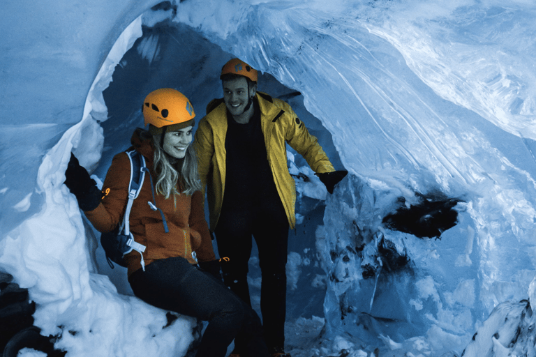 From Jökulsárlón: Crystal Blue Ice Cave Super Jeep Tour