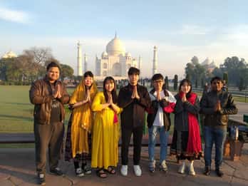 Delhi: Taj Mahal & Rotes Fort - Sonnenaufgangs-Tour Delhi: Taj Mahal & Rotes Fort - Sonnenaufgangs-Tour