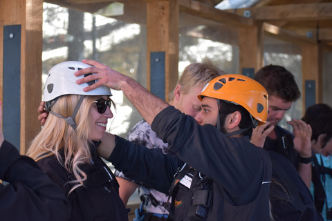 Queenstown: 1-timmes zipline-tur med 2 linor och 21-meters fallhöjd