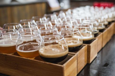 Boston: Guided Craft Brewery Tour with a Snack