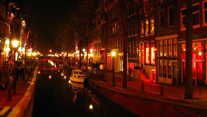 amsterdam red light district tour in german