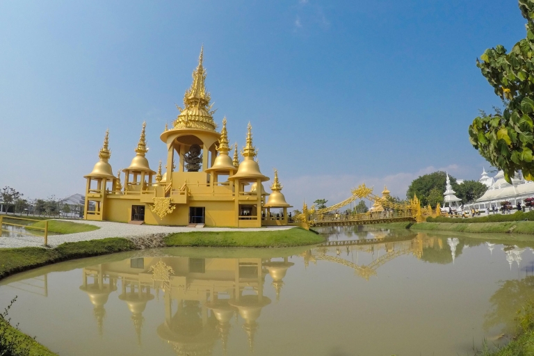 Chiang Rai : 2 jours au Temple Blanc Privé & Triangle d'OrExcursion avec hébergement