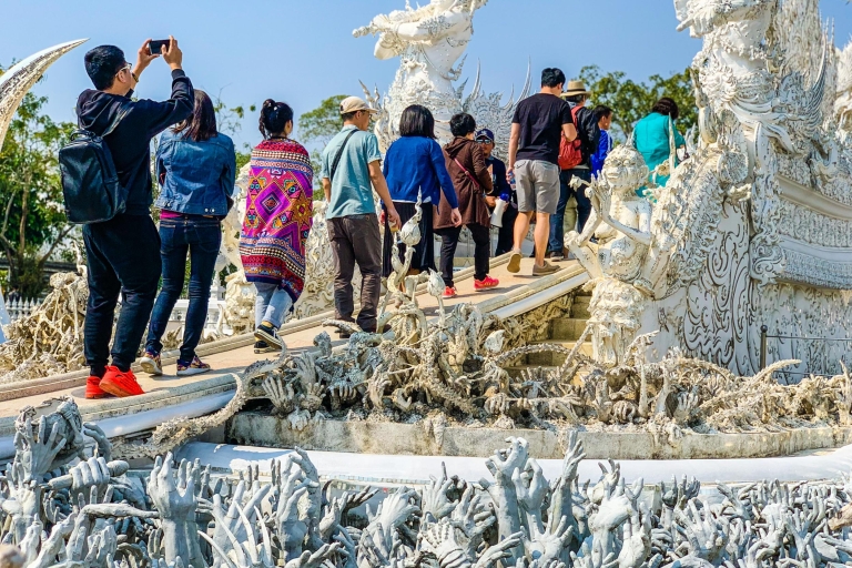 Chiang Rai : 2 jours au Temple Blanc Privé & Triangle d'OrExcursion sans hébergement