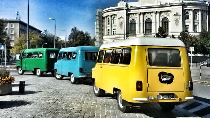 warsaw private vintage car jewish tour