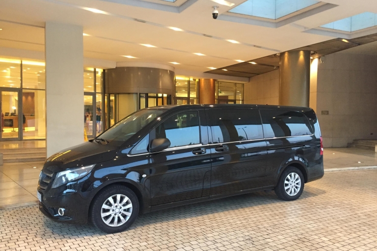 Athènes: visite privée d'une journée en limo-minivan