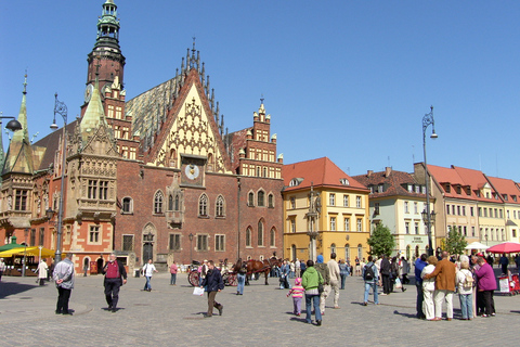 Wrocław: Lång stadsvandring och kryssning med lyxfartyg (för grupper)Wrocław: Kryssning med lyxfartyg och stadsvandring