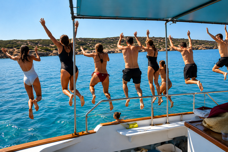 Paros: Naoussa Bay Cruise with Swim Stops and Sunset Option
