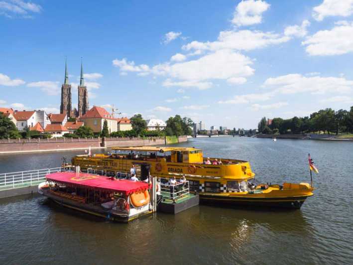 Wrocław: Long City Walk and River Cruise