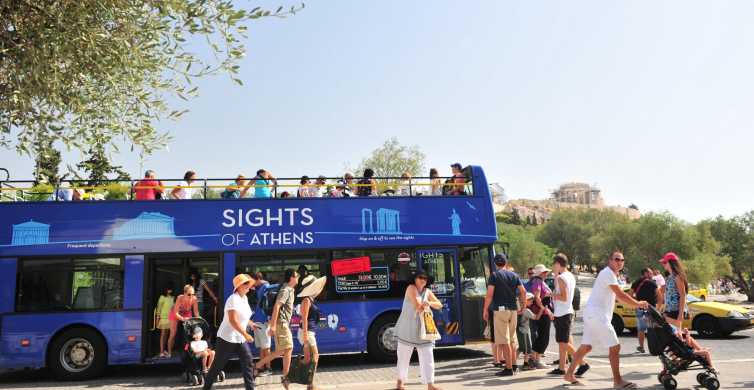Demonstrere Kronisk naturlig Athens: Blue Hop-on-Hop-off Bus and Cape Sounion Sunset Tour | GetYourGuide