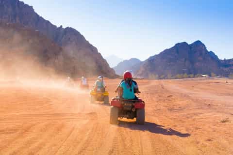 Hurghada: 3-Hour Desert Safari Quad Bike and Camel Ride