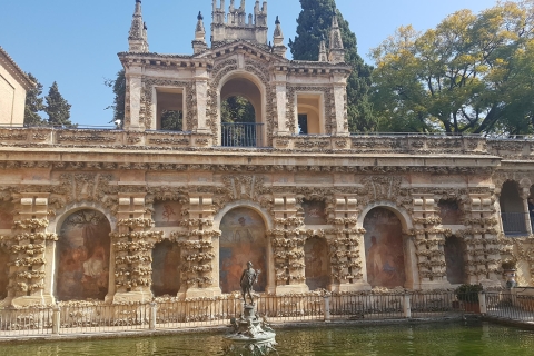 Sevilla: tour door het AlcázarGedeelde rondleiding in het Frans