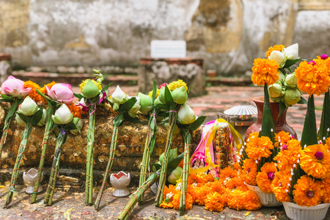 Vanuit Bangkok: privé-dagtocht naar Ayutthaya (UNESCO)