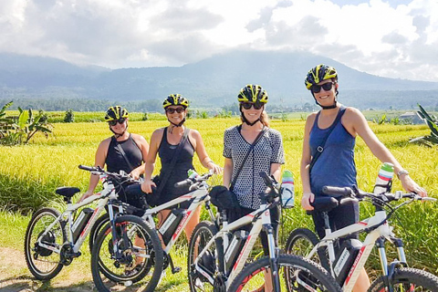 Bali : tour en vélo électrique de 1 h dans les rizières