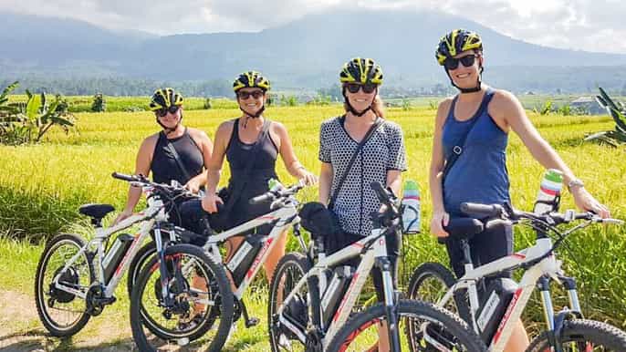 bali jatiluwih rice terraces 1hour electric bike tour