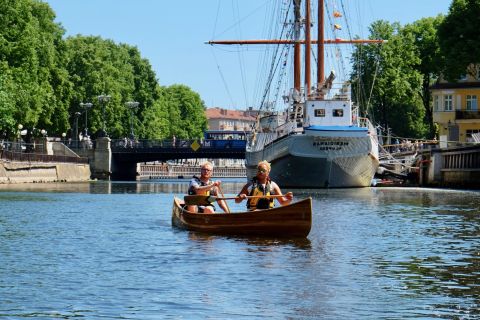 Klaipeda: Flusstour in handgefertigten Kanus