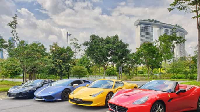 singapore supercars street circuit tour (15 minutes)