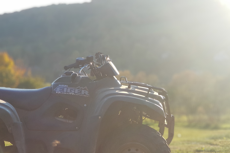 Cracovie : Excursion extrême en quad tout-terrain avec déjeuner barbecueCircuit extrême en quad hors route - Débutant