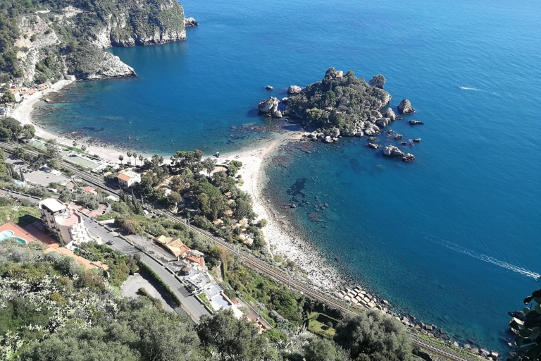 Ab Catania: Tagestour zum Ätna & nach TaorminaFührung auf Spanisch