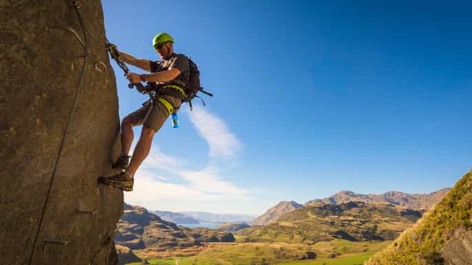 wanaka 4hour intermediate waterfall climbing adventure