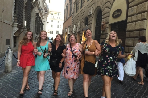 Rome: Evening Golf Cart Tour with Drinks