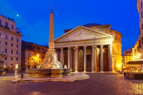 Rzym: wieczorna wycieczka wózkiem golfowym z napojami