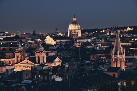 Rom: Golfwagen-Tour am Abend mit Getränken