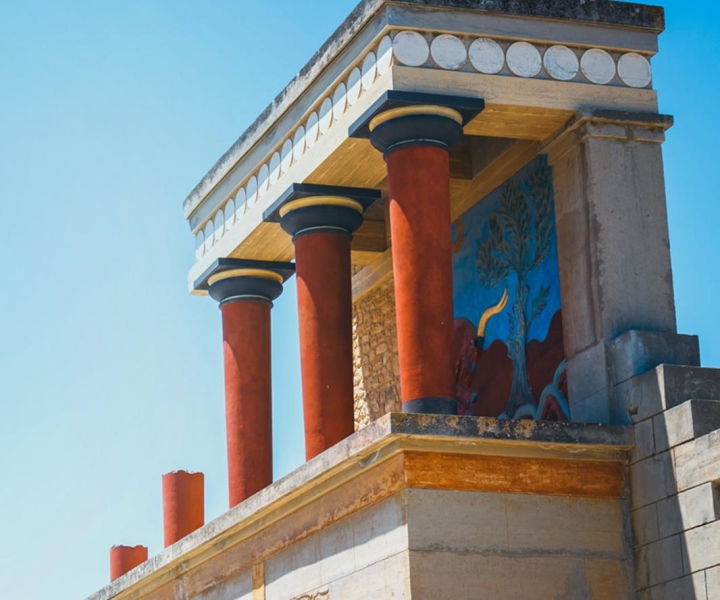 Creta: bilhete eletrônico do Palácio de Knossos com tour de áudio