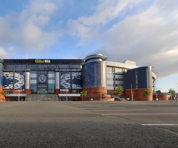 Visite du musée du football écossais et du stade Hampden Park