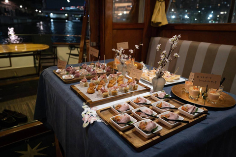2 Hours Private Cruising Boat Tour;Tokyo Bay & River Tokyo Bay Charter Cruise Enjoy Your Own Food & Drinks at Sea