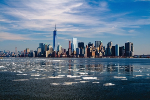 New York : vues panoramiques sur la ligne d'horizon de nuitVisite privée pour 4 pers avec prise en charge à Manhattan