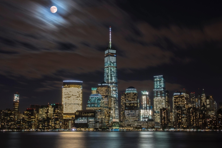 New York City: rondleiding skyline in het donker