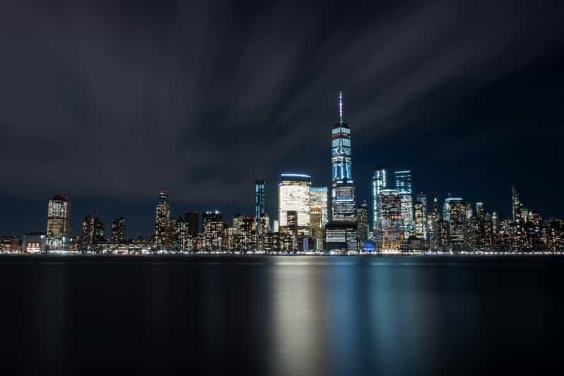 new york city night skyline