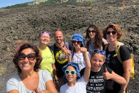 Catane : Tour de l'Etna avec croisièreVisite guidée en italien