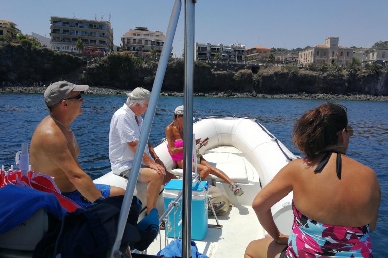 Catania: Mount Etna Tour with Cruise Guided tour in French