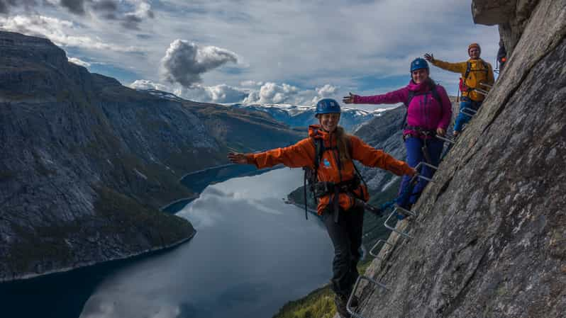 Odda: Full-Day Trolltunga Biking, Hiking, and Climbing Tour | GetYourGuide