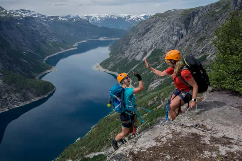 Odda: Full-Day Trolltunga Hiking, and Climbing Tour | GetYourGuide