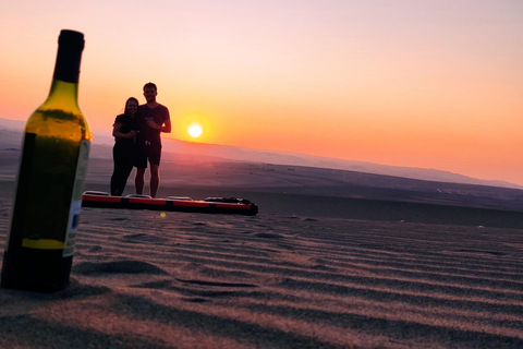 从瓦卡奇纳出发：沙滩车、四驱车、日落和沙滩冲浪从瓦卡奇纳出发：沙滩车，四轮驱动，日落和沙滩冲浪