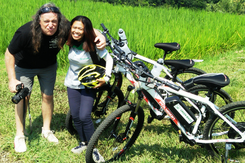 Bali : tour en vélo électrique de 1 h dans les rizières