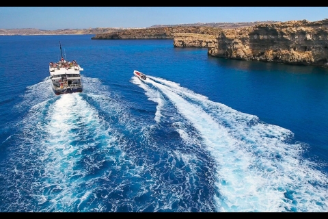 Malta: Comino, Blaue Lagune & Höhlen Bootsfahrt