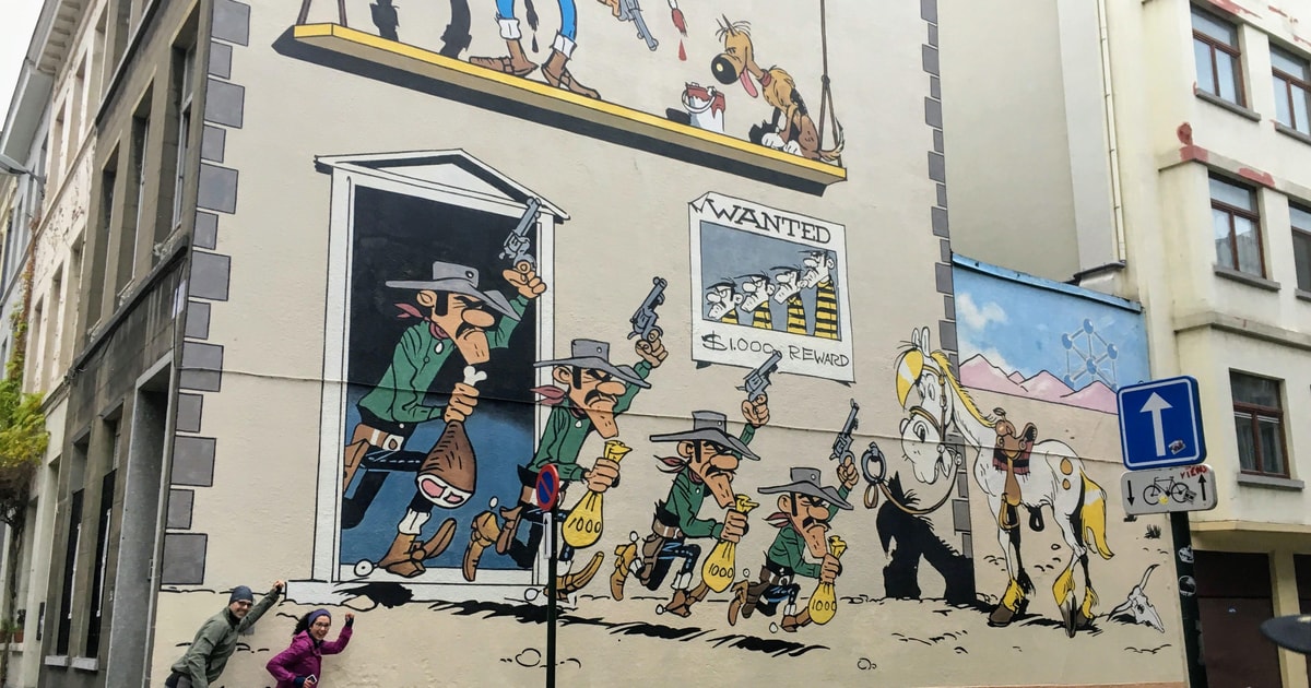 Brüssel: Private Comic Strip Street Art Running Tour | GetYourGuide