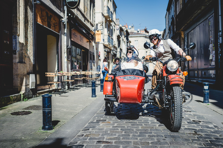 Bordeaux: Sightseeing by Side Car 50-Minute Tour