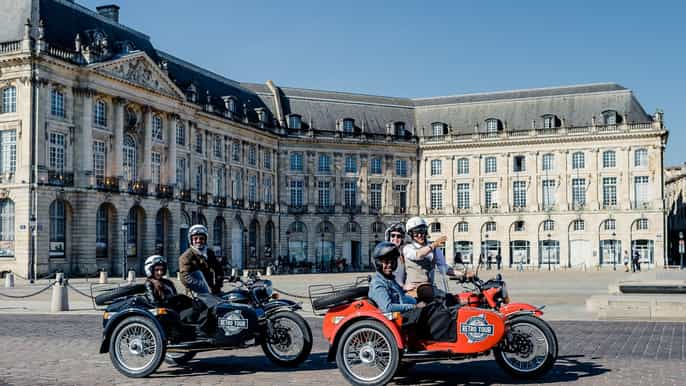 bordeaux sightseeing by side car