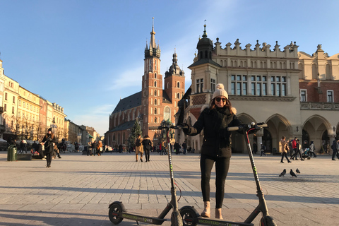 Tur med elektrisk skoter i Krakow