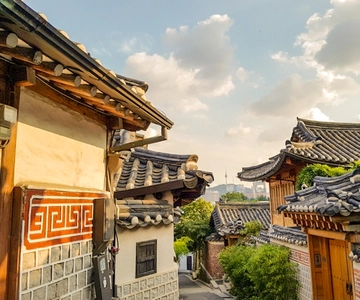 Visite à pied du palais de Gyeongbok et du hanok de Bukchon