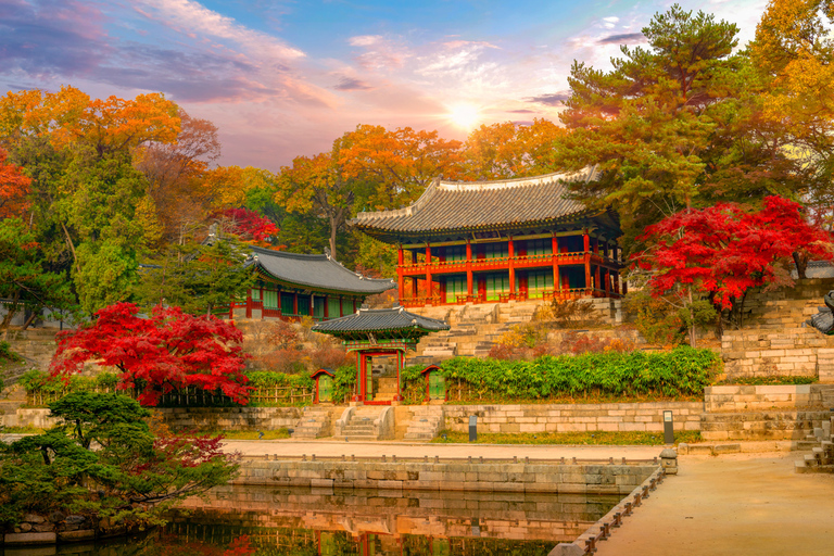 Seoul: Gyeongbok-palatset Rundvandring i Gyeongbok-palatset och Bukchon Hanok